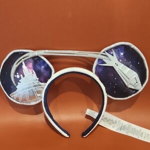 Disney Space-Themed Kids Headband with Silver and Blue